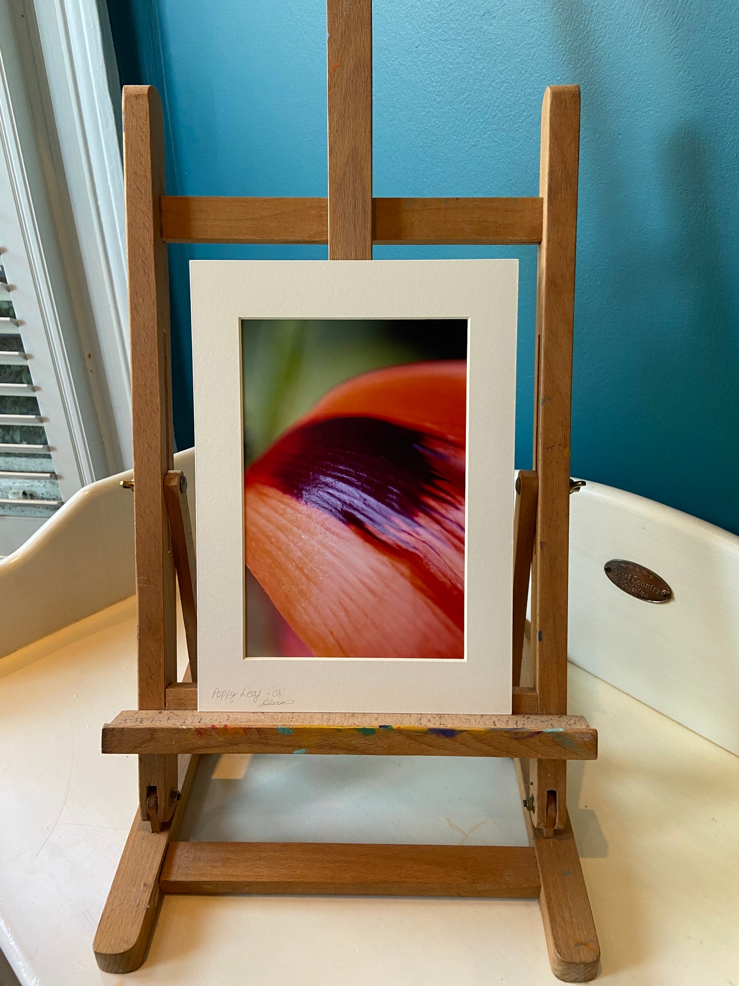 The Poppy - abstract photographic print